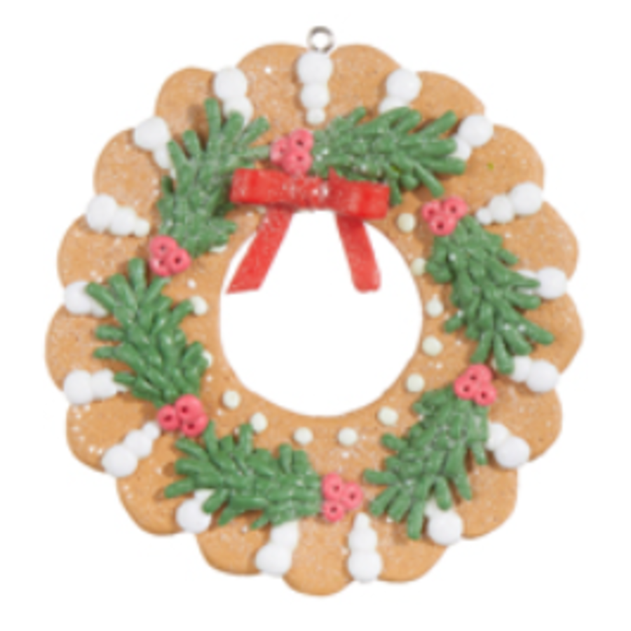 Holiday Gingerbread Ornament 5"