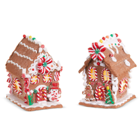 Lighted Gingerbread House 5.5"