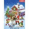 Vermont Christmas Company Santa & Reindeer Chocolate Advent Calendar