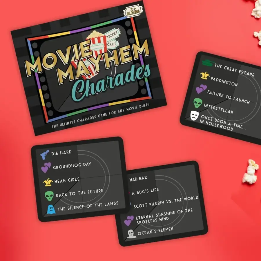 Movie Mayhem Charades Game