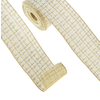 Tweed Wired Ribbon 4"