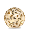 Lighted Champagne Leaf Balls
