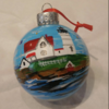 Mainely Pet Portraits Nubble Hand Painted Glass Ball Ornament