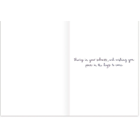 Cornflower Sympathy Card