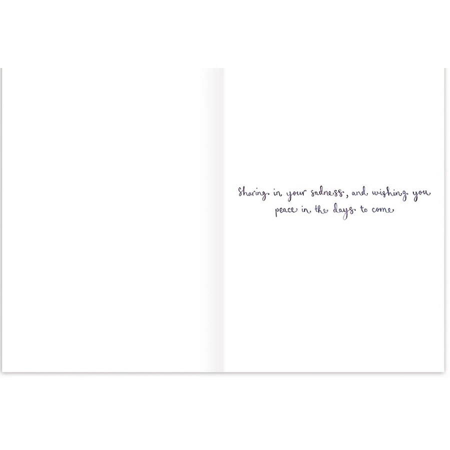 Cornflower Sympathy Card