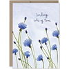 Biely & Shoaf Cornflower Sympathy Card Biely & Shoaf Cornflower Sympathy Card