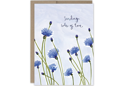  Biely & Shoaf Cornflower Sympathy Card 