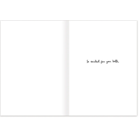 Floral Engagement Card