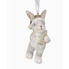 Silver Tree Home & Holiday Resin Rabbit Ornament