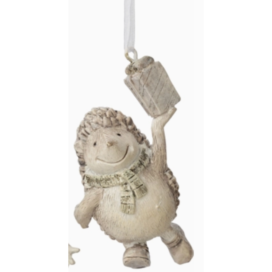 Playing Hedgehog Ornament