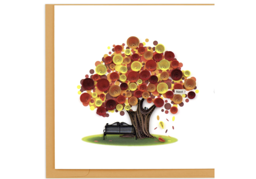  Quilling Cards Autumn Tree Quill Card 