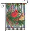 Winter Birch Tree Cardinals Garden Flag