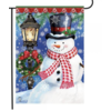 Snow Country Snowman Garden Flag