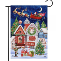 North Pole Magic Garden Flag