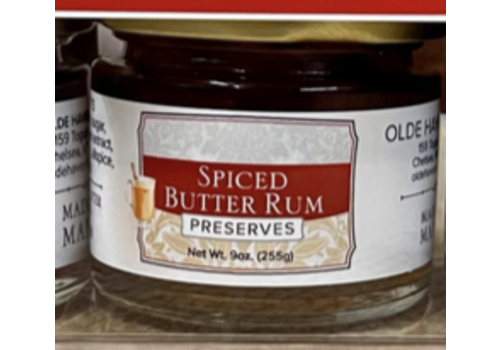  Olde Haven Farm Spiced Butter Rum Preserves 2 oz. Jar 