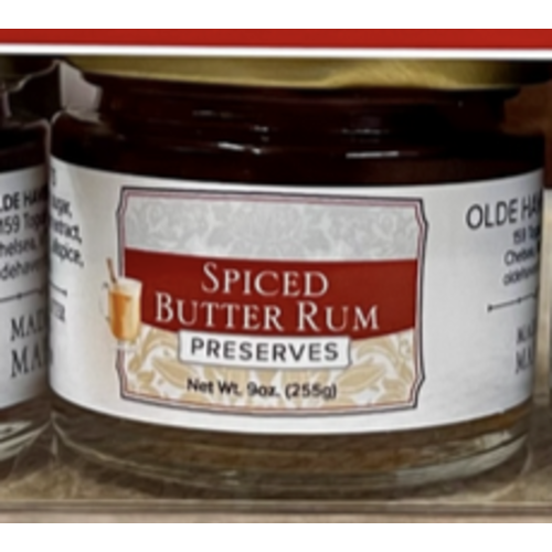  Olde Haven Farm Spiced Butter Rum Preserves 2 oz. Jar 