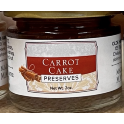  Olde Haven Farm Carrot Cake Preserves 2 oz. Jar 