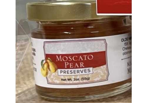  Olde Haven Farm Moscato Pear Preserves 2 oz. Jar 