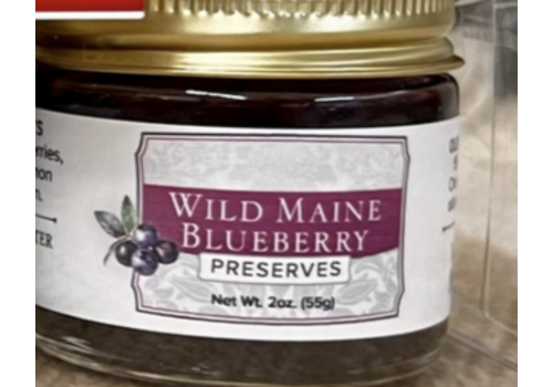  Olde Haven Farm Wild Maine Blueberry Preserves 2 oz. Jar 