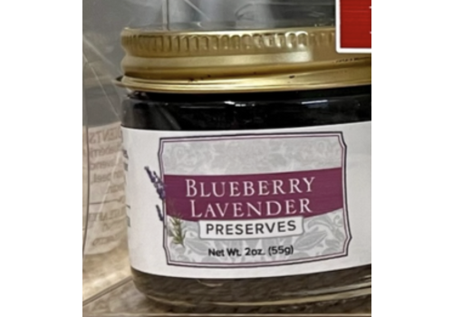  Olde Haven Farm Blueberry Lavender Preserves 2 oz. Jar 