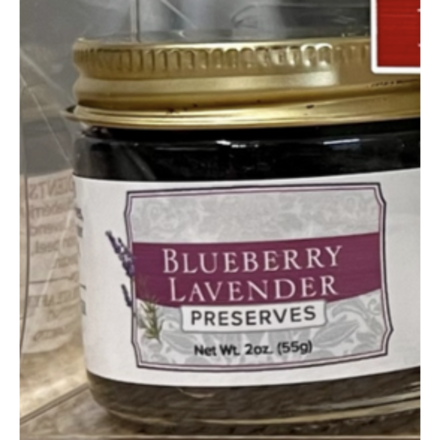 Blueberry Lavender Preserves 2 oz. Jar