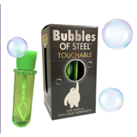 Bubbles of Steel: Touchable Bubbles