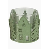 Silver Tree Home & Holiday Felt Covered Glass Vase