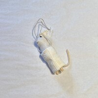 Felt Mouse in Towel Ornament