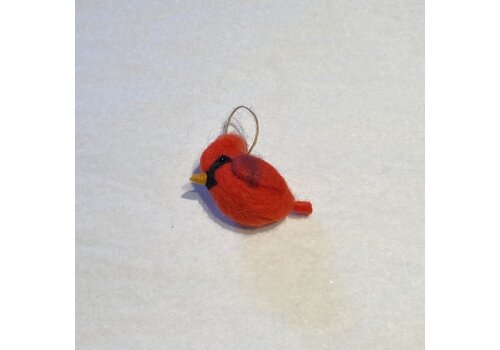  Silver Tree Home & Holiday Felt Cardinal Ornament 