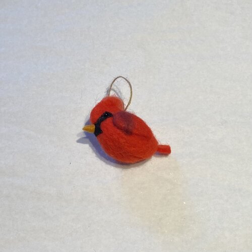  Silver Tree Home & Holiday Felt Cardinal Ornament 