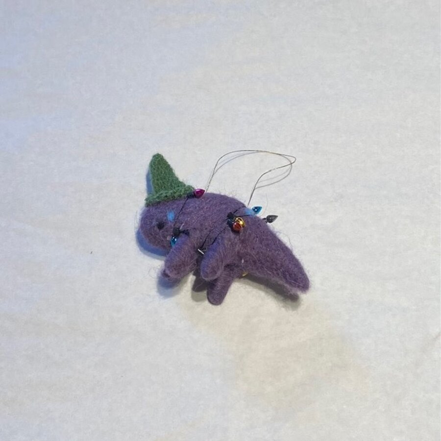 Felt Dinosaur Ornament