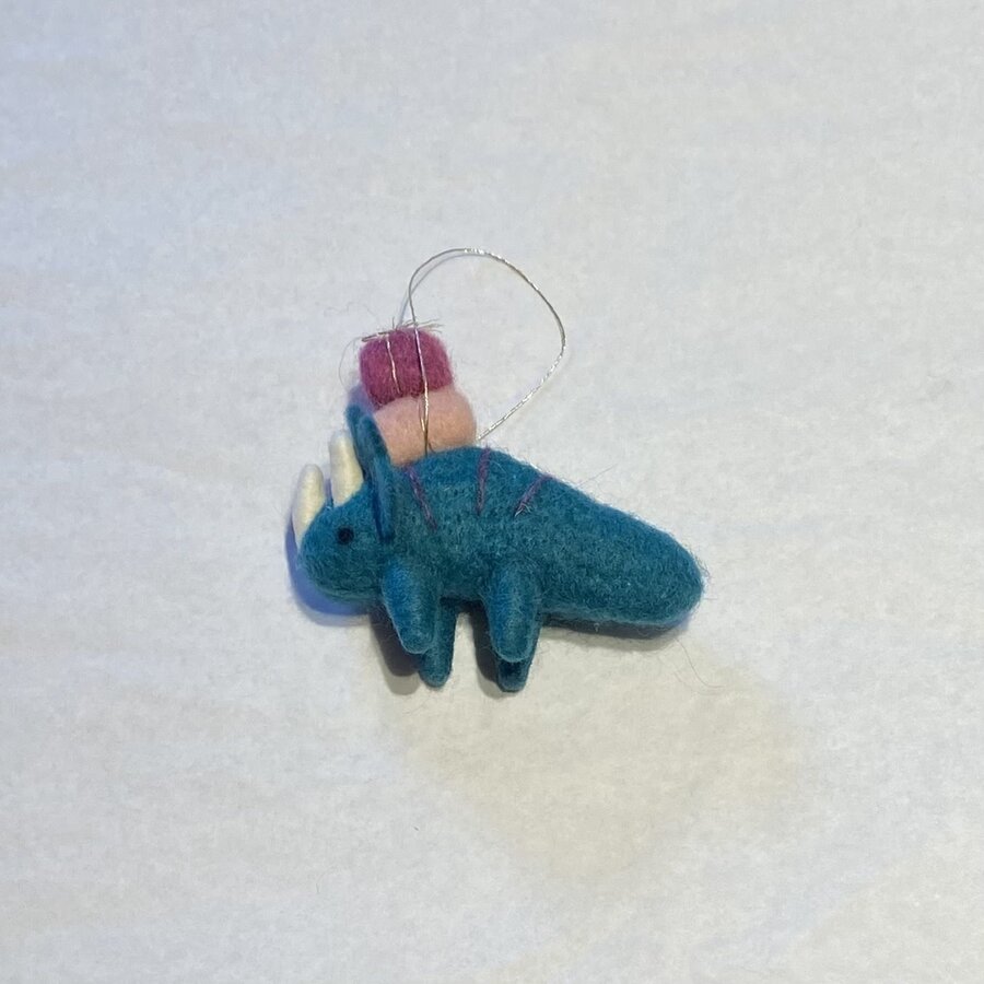 Felt Dinosaur Ornament