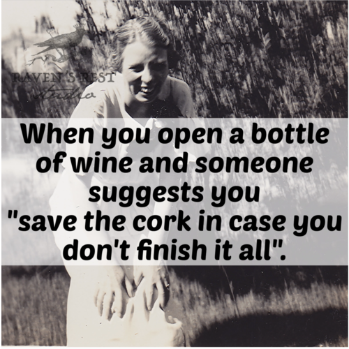  Raven's Rest Studio Save the Cork Magnet 