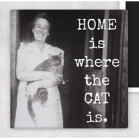 Home is Where the Cat Is Magnet