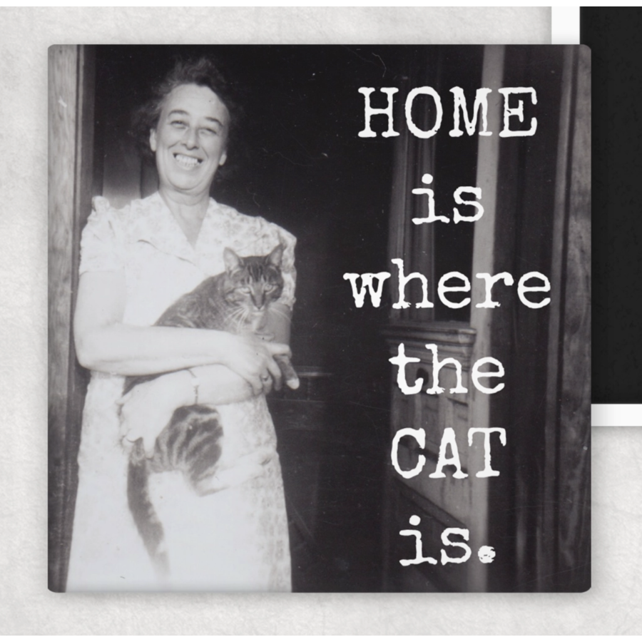 Home is Where the Cat Is Magnet