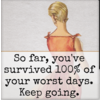 Raven's Rest Studio You've Survived Magnet