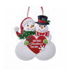 Kurt Adler 1st Christmas Together Snow Couple Ornament