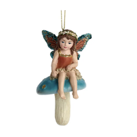Fairy on Mushroom Ornament