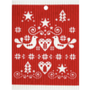 Talla Imports Christmas Birds Swedish Wash Towel