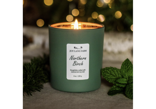  Joy Lane Farm Northern Birch Holiday Candle 