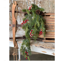 Pepper Berry Spruce Hanging 35"