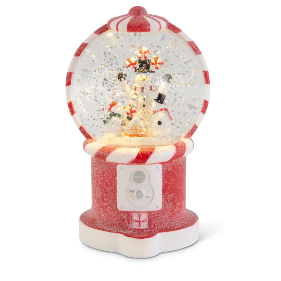 LED Snow Globe Gumball Machine