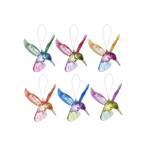  4.5" Meadow Hummingbird Acrylic Ornament 