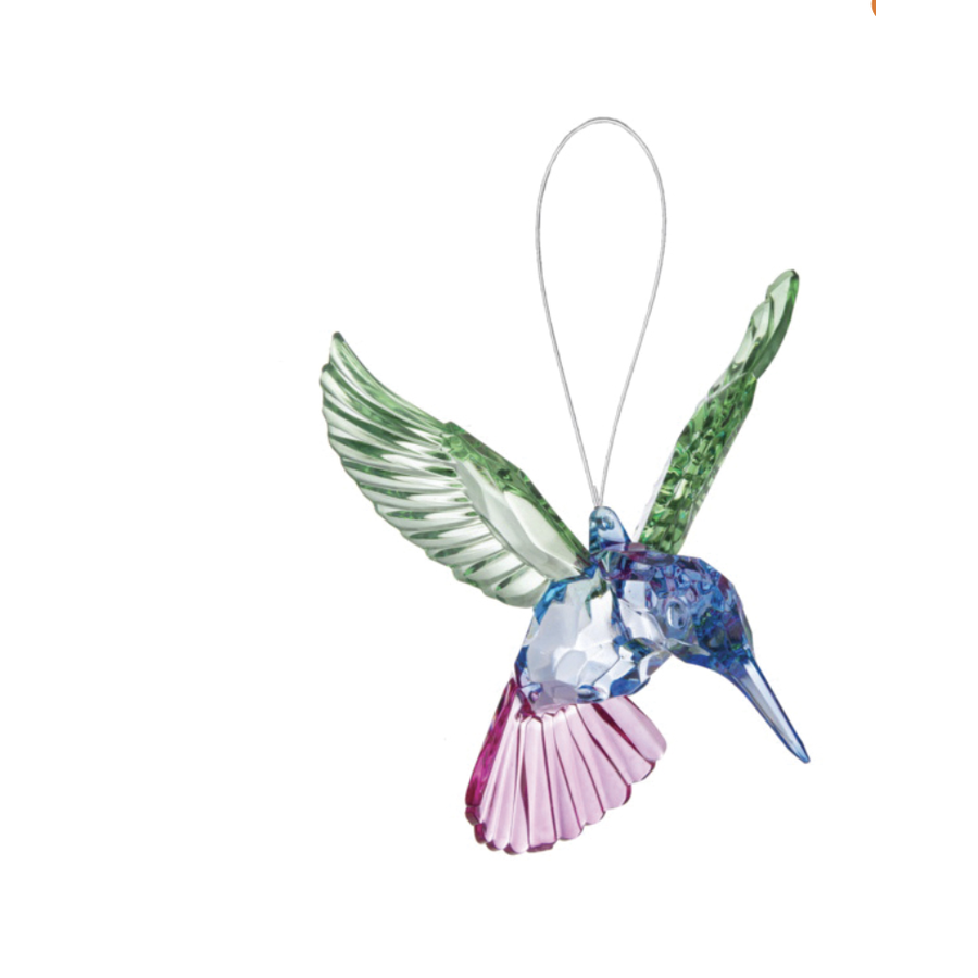4.5" Meadow Hummingbird Acrylic Ornament
