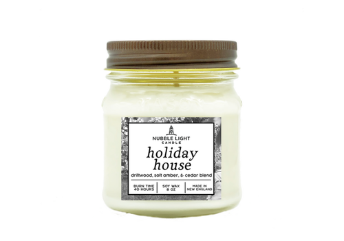  Nubble Light Candle Holiday House Soy Candle 8 oz 