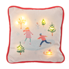 LED Light Up Winter Scene Pillow