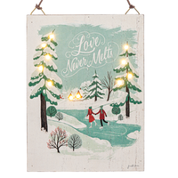 LED Light Up Wall Plaque