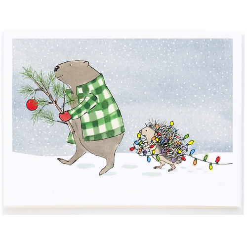  Molly O Animals with Tree Boxed Cards 