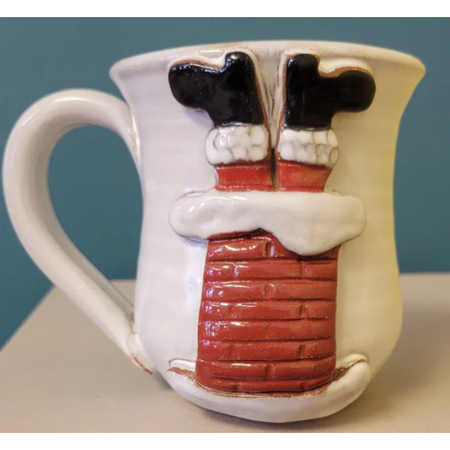  Mudworks Pottery Santa Chimney Mug 