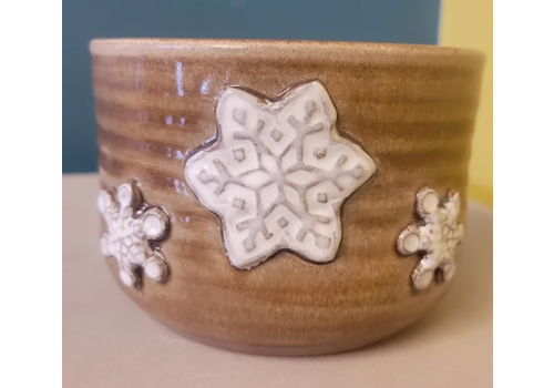 Mudworks Pottery Snowflake Bowl   Mudworks Pottery Snowflake Bowl